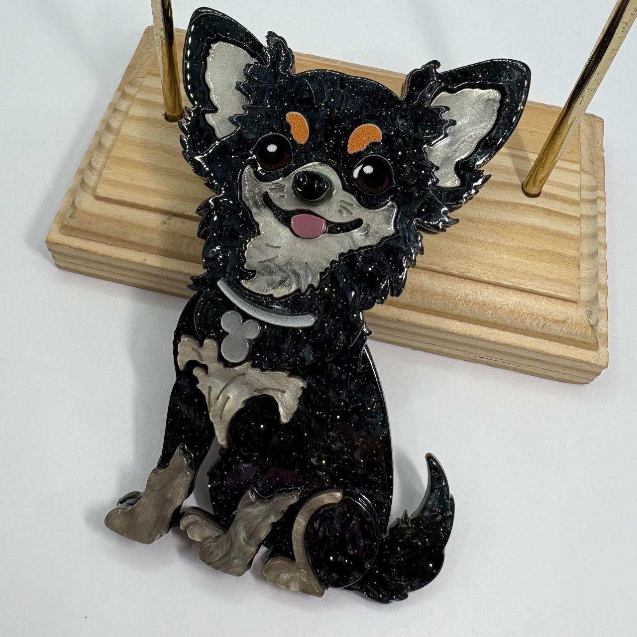 Chihuahua Brooch