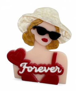 “Forever Girl” Acrylic Brooch