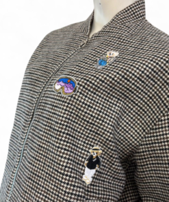 Alternative view of Zeta Otto Houndstooth Jacket