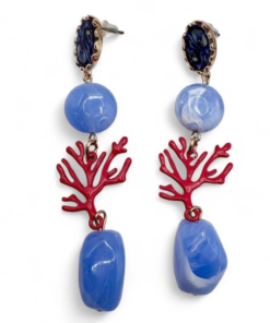 Maxi Coral Drop Earrings