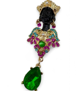 Vintage Venetian Moor Brooch
