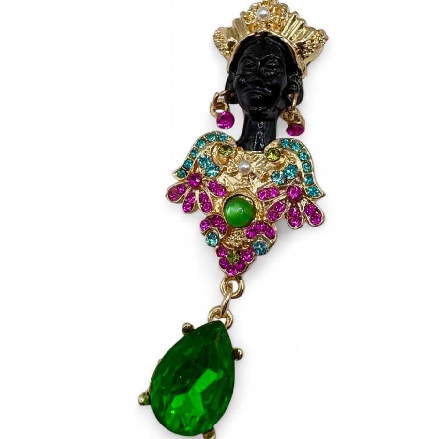 Vintage Venetian Moor Brooch