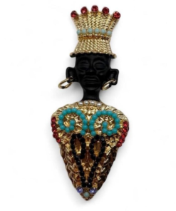 Vintage Venetian Moro Brooch