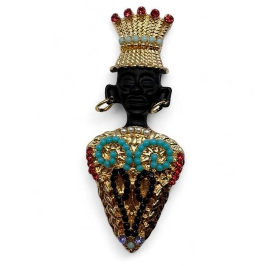 Vintage Venetian Moro Brooch