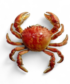 Red Crab Brooch
