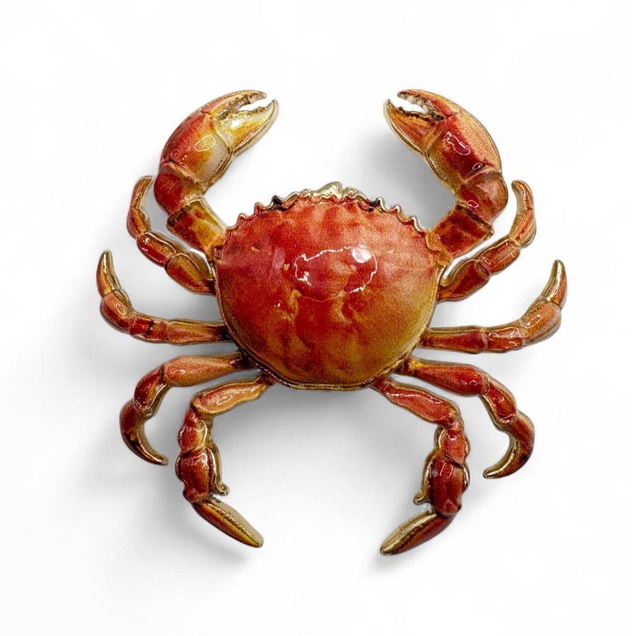 Red Crab Brooch