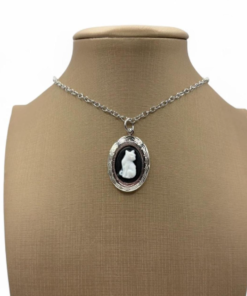 Cat Cameo Necklace