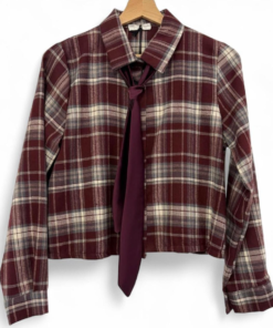 Tartan Shirt with Tie